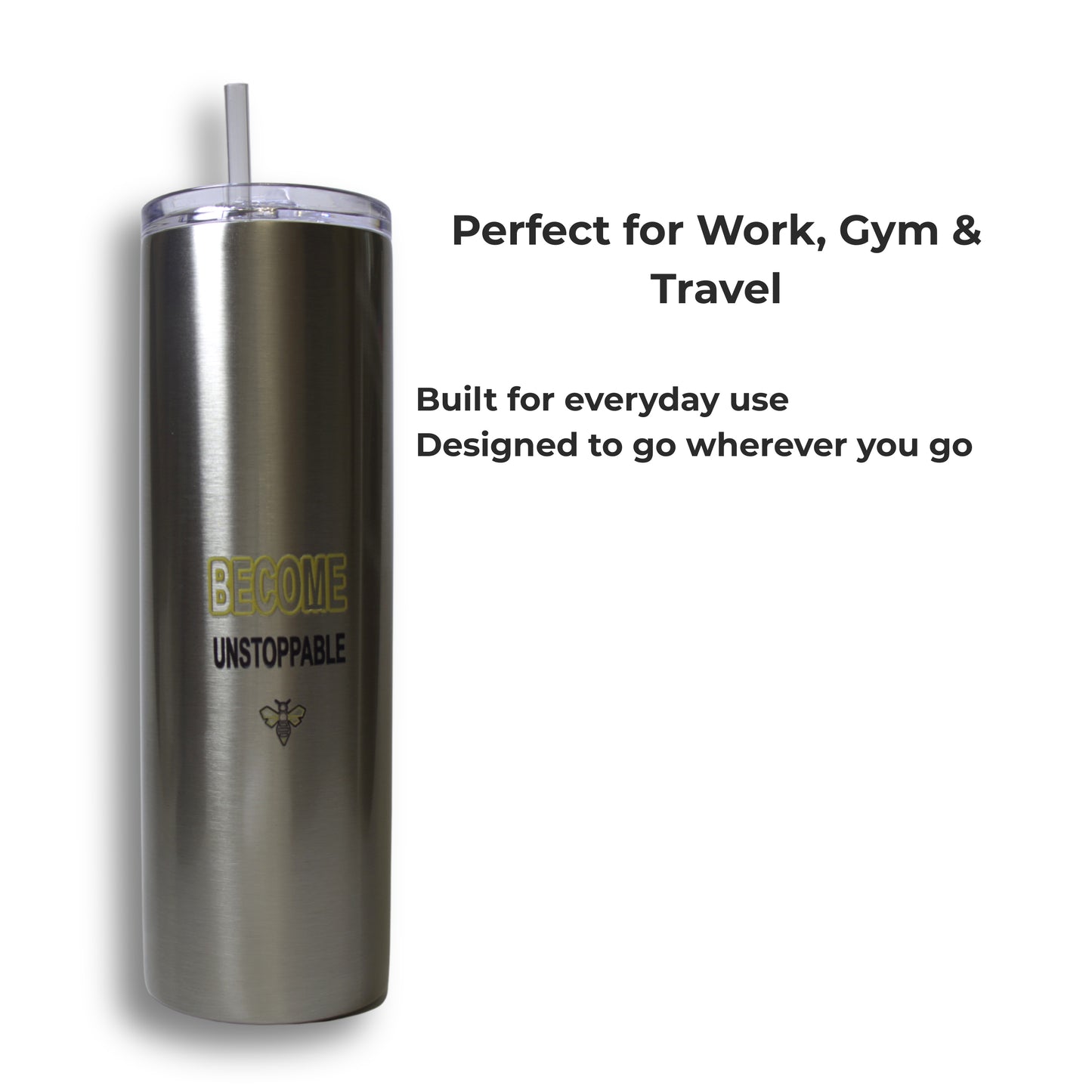 Titan Hive Motivational Tumbler 30 oz – Stainless Steel | Become Unstoppable