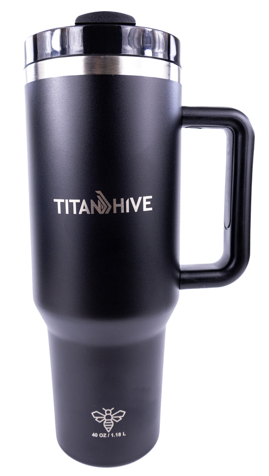 TitanHive 40 oz Insulated Tumbler with Handle