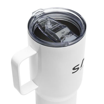 Built Different Tumbler, SAVREX Stainless Steel Travel Mug, Driven by Discipline