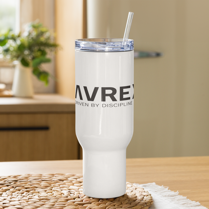Built Different Tumbler, SAVREX Stainless Steel Travel Mug, Driven by Discipline