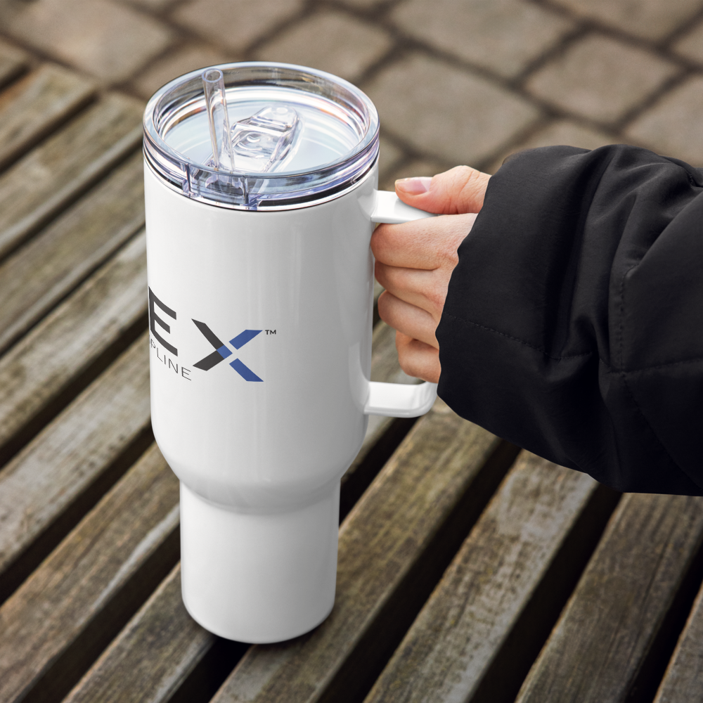 Built Different Tumbler, SAVREX Stainless Steel Travel Mug, Driven by Discipline